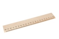 Drevené pravítko 20 cm, prírodná miera, BUK!