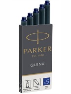 Náplne do pera Parker QUINK modré, 5 ks