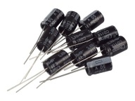 Elektrický kondenzátor 100uF 50V – [10ks]