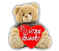 NOSÍM NÁLEPKU MEDVEĎA BÁTKA SO Srdiečkom UV