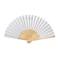 Drevený ventilátor s BIELEM papierovým poťahom