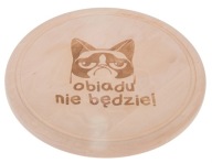 DREVENÁ KUCHYŇSKÁ DOSKA S VAŠÍM GRAVÍM, okrúhla