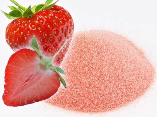 JEMNÝ JAHODOVÝ CUKOR 100 G krásna vôňa Łódź