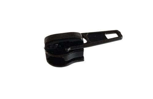 Posúvač na pásku na zips 5 automatický zámok čierny 10 ks
