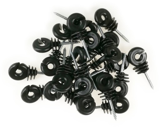 IZOLÁTOR KUS NA DRÔT, MOST, KÁBLE, SKRUTKOVANÝ FI6MM, POMELAC, 25 KS