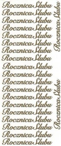 NÁLEPKY Nálepky Nápis Výročie svadby