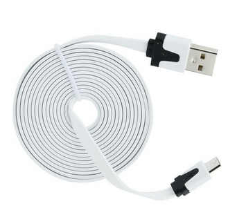 MICRO USB konektor na USB plochý kábel Nokia 1m (2052)