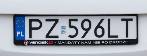 RÁM NA SPZ s logom Yanosik
