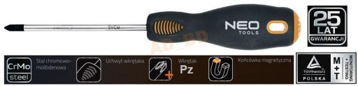 Krížový skrutkovač PZ2 x 100 mm, S2 NEO 04-034