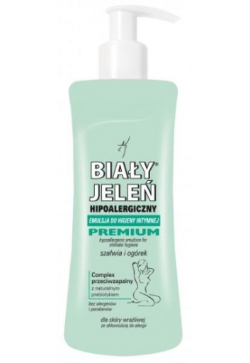 EMULZIA NA INTÍMNU HYGIENU BIELEJ JELENEJ ŠALVIACE