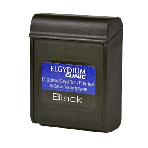 ELGYDIUM Dental Floss Čierna dentálna niť