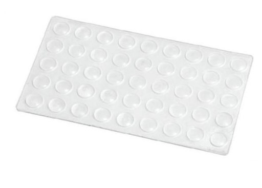NÁRAZNÍKY SILIKÓNOVÉ NÁRAZNÍKY 4x 50 KS. 10 x 1,5 mm