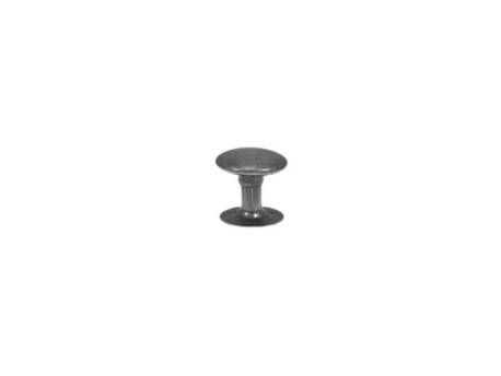 Koženkový nit 12x15mm tmavý nikel 50 ks