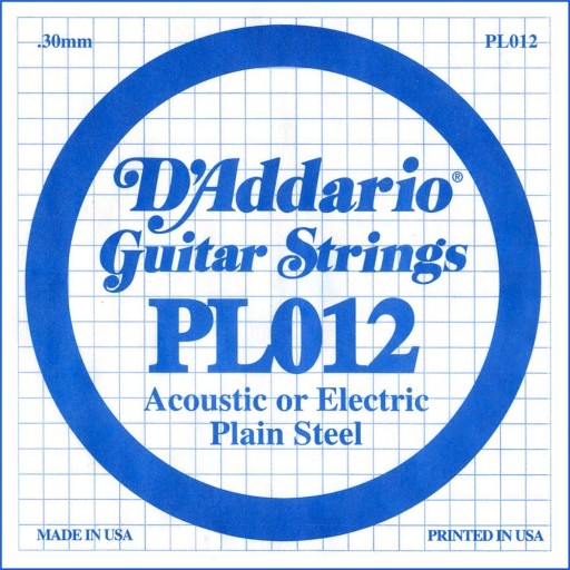 12 struna D'addario PL012