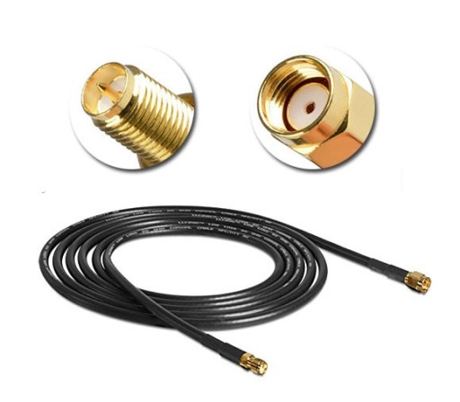 Predlžovací kábel pre WiFi antény RP-SMAm/RP-SMAż - 0,5 m