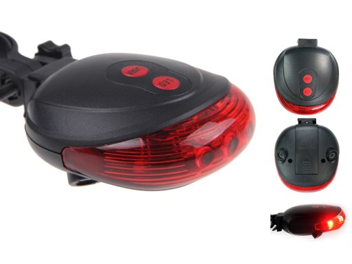 ZADNÁ BICYKLE LAMPA LASEROVÁ BICYKLOVÁ LAMPA
