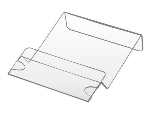 Stojan na TELEFÓN S POPISOM PLEXI 10 cm