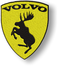 Nášivka Volvo Moose Thermo Vyšívaná nažehľovačka