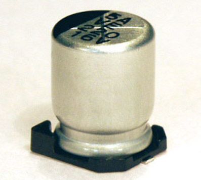 Elektrolytický kondenzátor SMD 22UF 16V 10 ks.