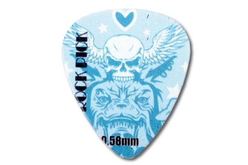 ROCK PICK kocka s grafikou ,58 | 20 zgitarownia_pl