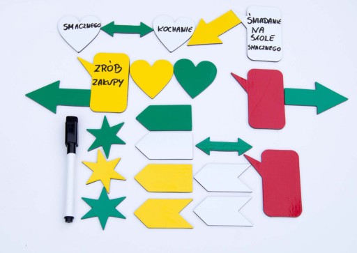 Magnety na chladničku MAGNETOVÉ ZNAČOVAČE + SÚPRAVA PER