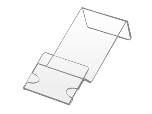 Stojan na TELEFÓN S POPISOM PLEXI 4,5 cm