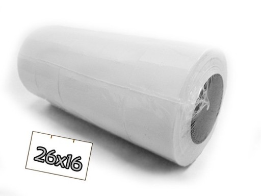 DVOJRADOVÁ ETIKOVACIA PÁSKA 26x16 CENOVÝCH ŠTÍTOK