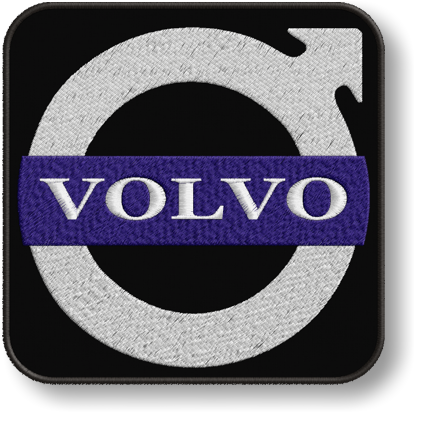 Tepelná vyšívaná nášivka Volvo