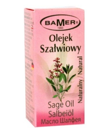 ŠALVIOVÁ 100% PRÍRODNÝ BAMEROVÝ ESENCIÁLNY OLEJ