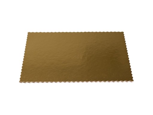 ZLATO ČIERNY VLNOVANÝ PODKLAD 36x46cm ČERVENÝ PLAST