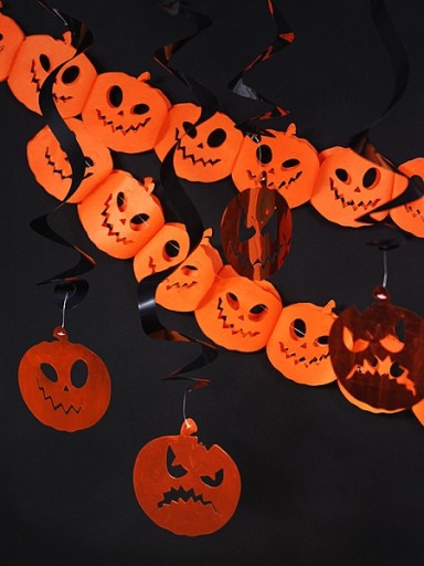 Girlanda banner tekvica dekorácie Halloween dekorácie