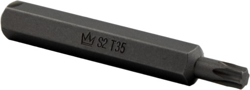 BIT END 10MM TORX T35 x 75MM S2 HEX.