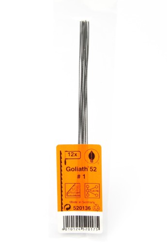JH Goliath 52 presné pílové listy na vlasy, N1