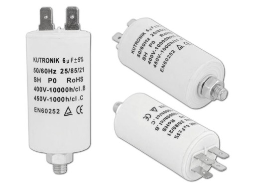 MOTOROVÝ KONDENZÁTOR 6UF/450VAC