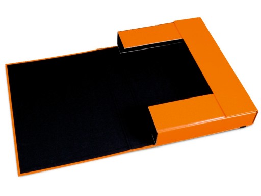VauPe CARIBIC BOX BOX s gumičkou 5cm SVETLOMODRÝ hrubý A4