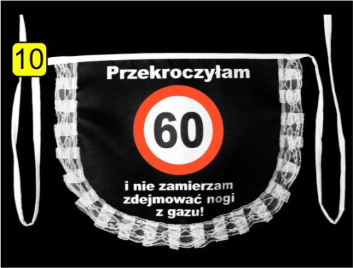 Darček zástera NARODENINY 18 30 40 50 60 zástera