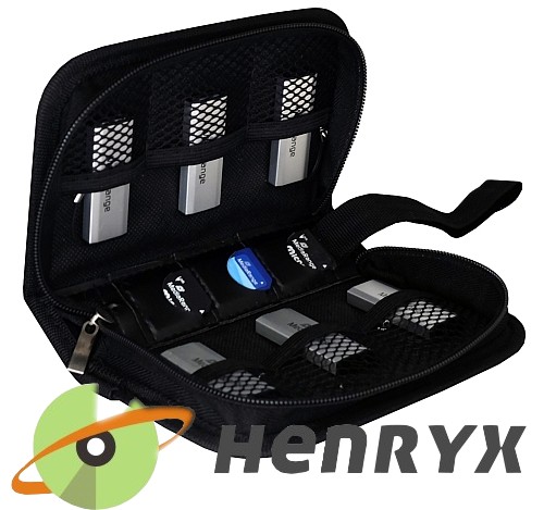 Puzdro MediaRange pre 6 x Pendrive + 3 x SD Nylon STRONG