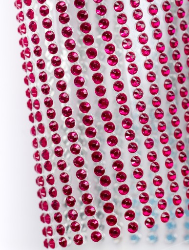 SAMOLEPIACE KRYŠTÁLY FUCHSIA 3mm TRYSKY