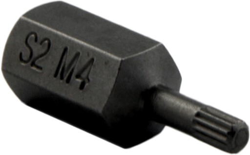 DRÁŽKOVÝ KONCOVÝ BIT M4 x 30MM S2 10MM 4X30 ŠEST