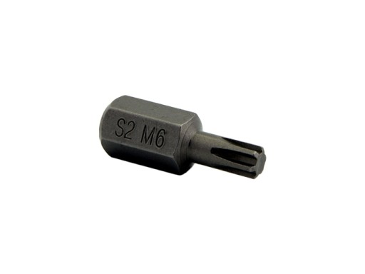 BIT END 10MM RIBE M6 x 30MM 6X30 S2 HEX
