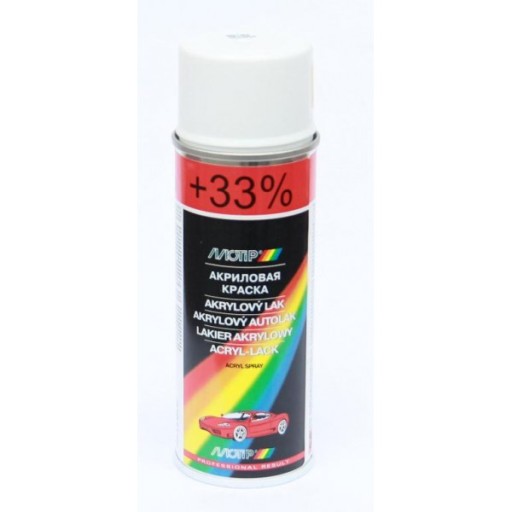 MOTIP - Biely lesklý akrylový lak 200ml BDG