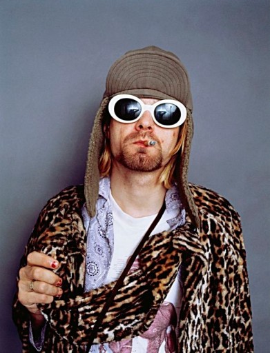 SLNEČNÉ OKULIARE KURT COBAIN NIRVANA, BIELY