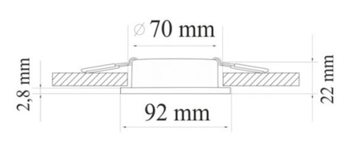 POHYBLIVÉ halogénové svietidlo pre LED 230V GU10, čierne