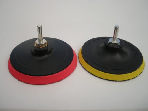 KOTÚČ SO VELCRO 125mm M14 PLUS ADAPTÉROM NA VŔTAČKU