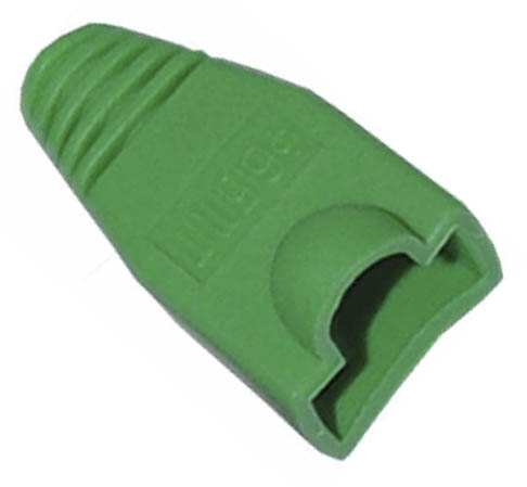 ZELENÝ kryt zástrčky 8p8c RJ45 RJ-45 10ks.