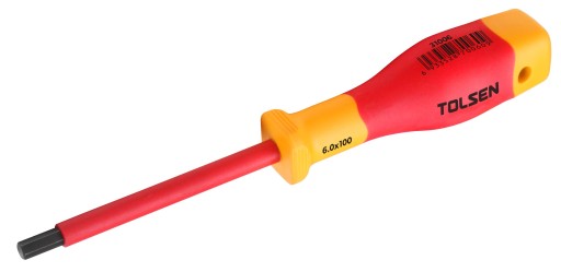 IZOLOVANÝ SKRUTKOVAČ IMBUS HEX6.0X100 MM.1000V VDE