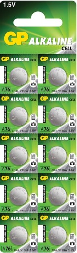 2x AG13 GP ALKALICKÉ BATÉRIE LR44 A76 1154 G13