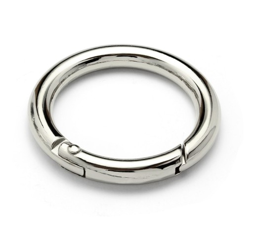 Otvárateľný kovový RING 50/6 mm SHAKEL do kabelky