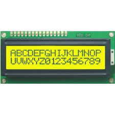 LCD DISPLEJ 1602 žltozelený