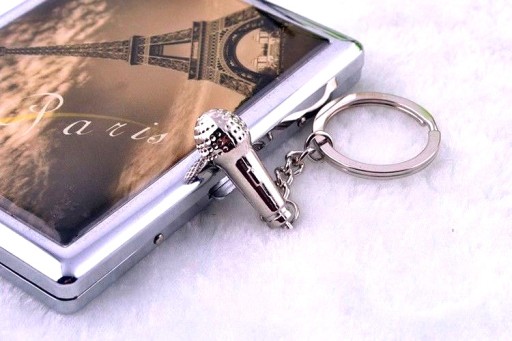MUSIC KEYRING - MICROPHONE - vokál KEYRING spev